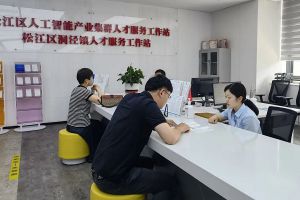 【图片新闻】上海松江人才服务站打通服务企业人才最后“100米”