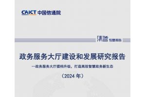 政务服务大厅建设和发展研究报告（2024年）